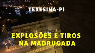 Explosões e tiros: bando estoura caixas eletrônicos na zona leste de Teresina